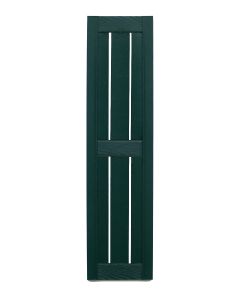 10" Wide - Exterior Vinyl Framed Board-n-Batten Shutters - Open Weave