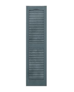 12" Wide - Exterior Vinyl Louver Shutters