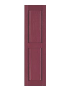 12" Wide - Exterior Vinyl Classic Panel Shutters