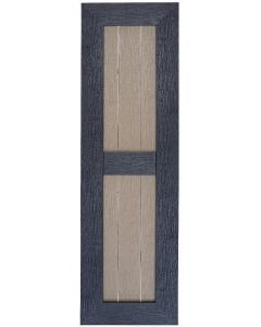 20.25" to 24" Wide - Exterior Vinyl Country Style Shutters