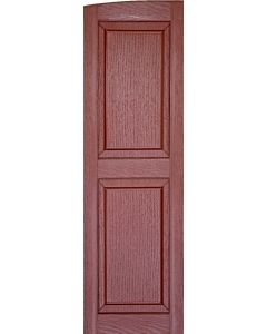 14.5" Wide - Exterior Vinyl Raised Panel Shutters