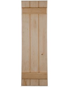 Exterior Wood Board-n-Batten Shutters
