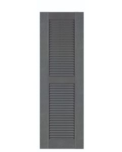 16.25" Wide - Exterior Vinyl Louver Shutters