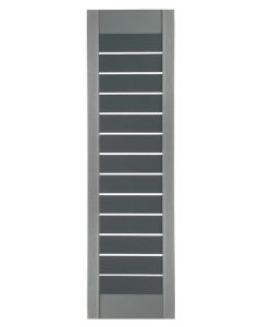 10" Wide - Exterior Vinyl Shaker Panel Shutters - Open Weave